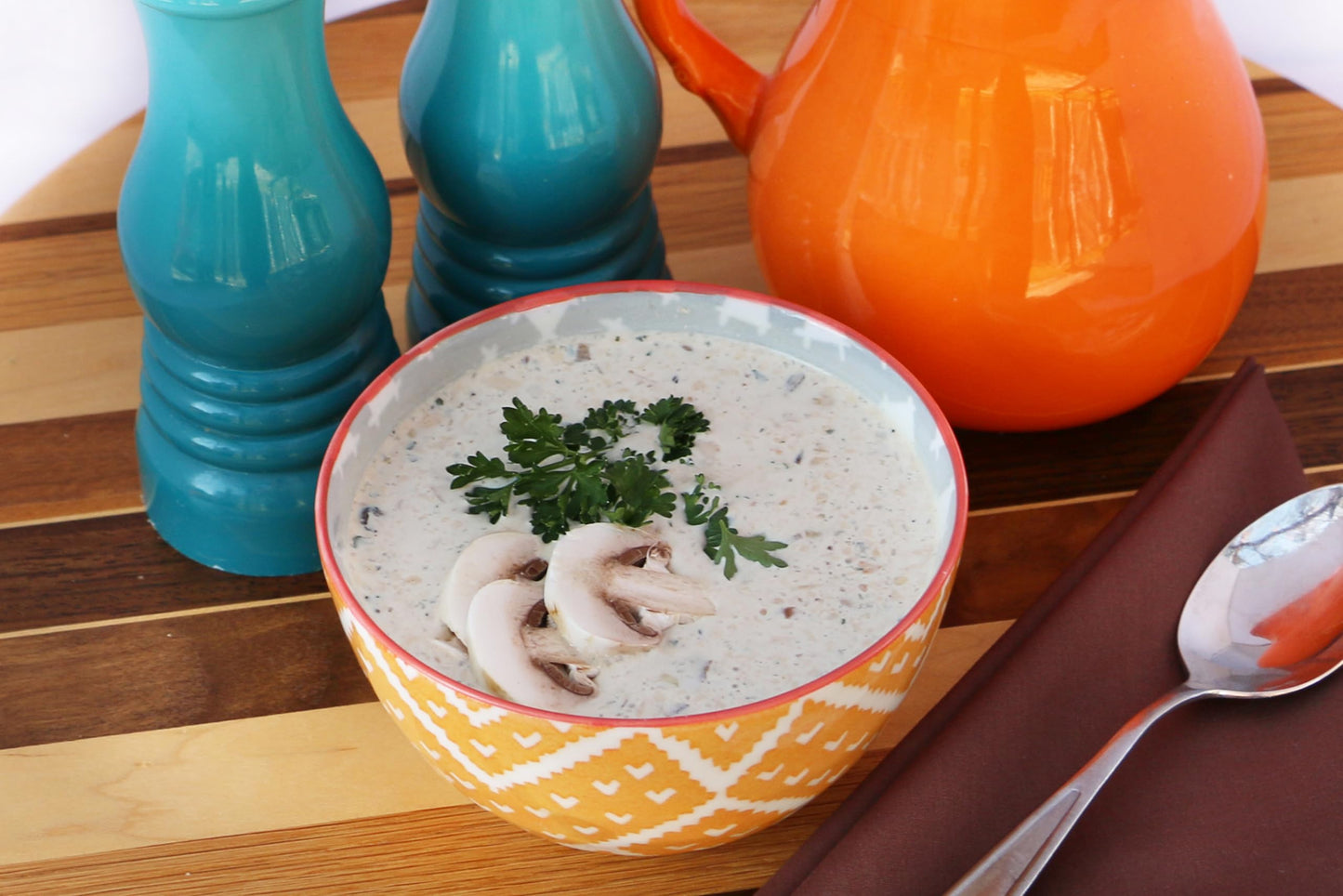 Mom's Place Gluten-Free Cream of Mushroom Soup Mix, Vegan, 2.4 oz, Dairy-Free, Nut-Free, Soy-Free, Equal to 2 Cans
