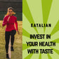 Eatalian By Amz Better Topping With Protein Pistachio Flavour, Sweet Protein Cream, In A 17.63 Oz/ 500 Gr Squeezer, Made In Ital