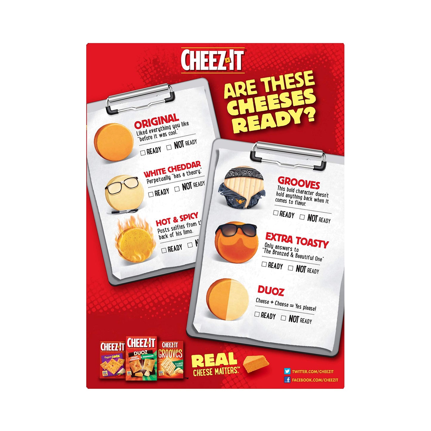 Cheez-It Baked Snack Crackers - Cheddar Jack - 12.4 Oz - 2 Pack