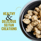 One In A Mill Vital Wheat Gluten  Bulk Supply For Making Vegan Meat Seitan] & Baking Whole Grain & Rye Breads  All-Natural Prote