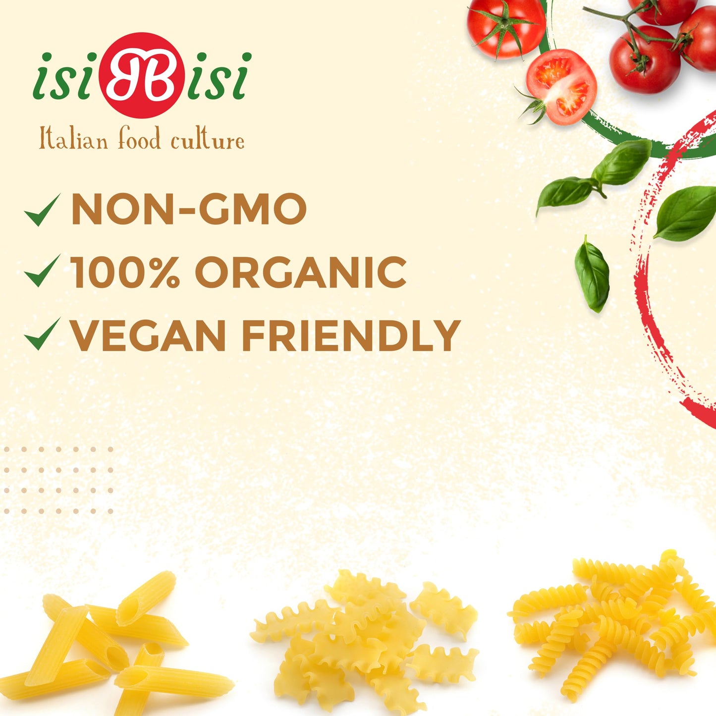 Isibisi Pasta Sampler - Penne, Baby Mafalda Pasta, Spirali Noodles - Italian Pasta In Bulk Made With Corn, Rice Flour - Non Gmo