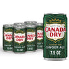 Canada Dry Ginger Ale Soda  7.5 fl oz cans  6 pack
