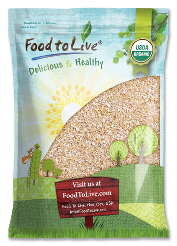 Food to Live Gluten Free Organic Oat Bran, 6 Pounds - A Nutritional Powerhouse High Fiber Hot Cereal, Milled from High Protein O