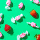 Taffy Shop Strawsome, Strawberry Salt Water Taffy - Gourmet Soft Chewy Candy, Bulk Sweet Snack, Fresh Gift & Gluten-Free, 140 In