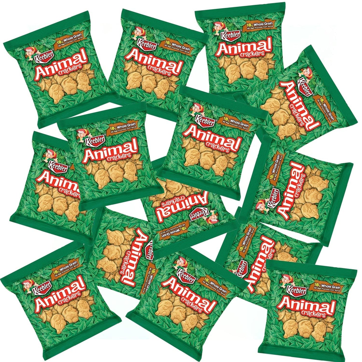 Animal Crackers, Crackers individual bags, Variety Crackers Snack Bulk Packs - Graham Cracker, Keebler, Whole Grain, No High Fru