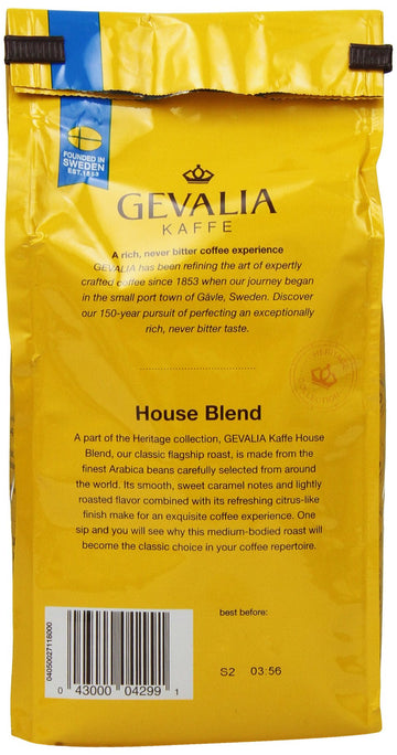 Gevalia Kaffe House Blend Ground Coffee Medium/Dark
