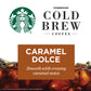 Starbucks Cold Brew Coffee Concentrate, Caramel Dolce, 100% Arabica, Multi-Serve Bottle (32 Fl Oz)