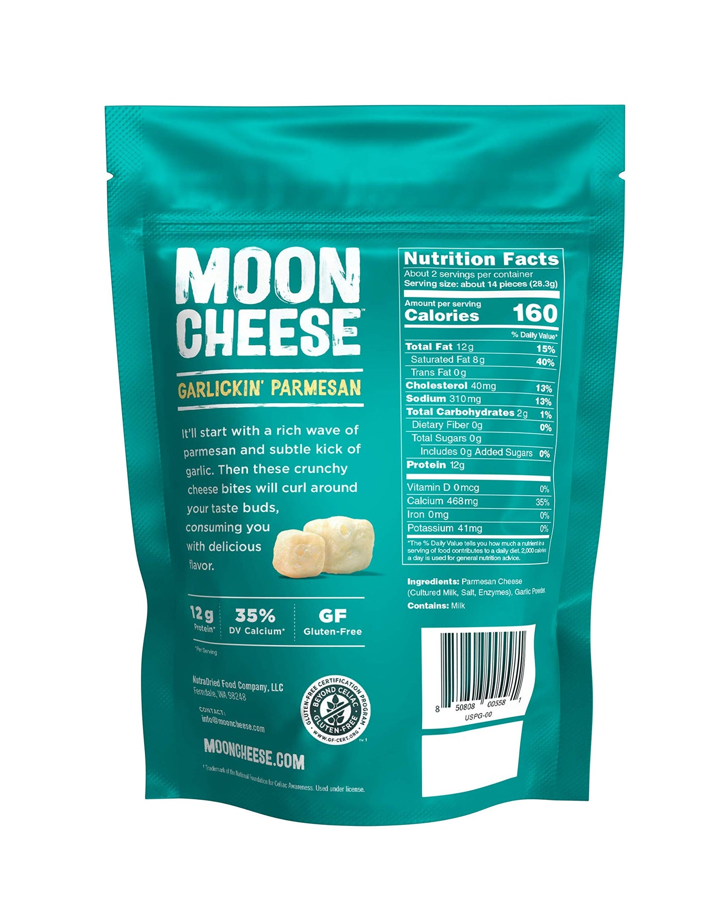 Moon Cheese Garlickin Parm Bites, 2 Oz