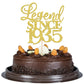 Rsstarxi Cake Topper, Gold Glitter, 90th Birthday Decoration, Model XM310-gold 1933