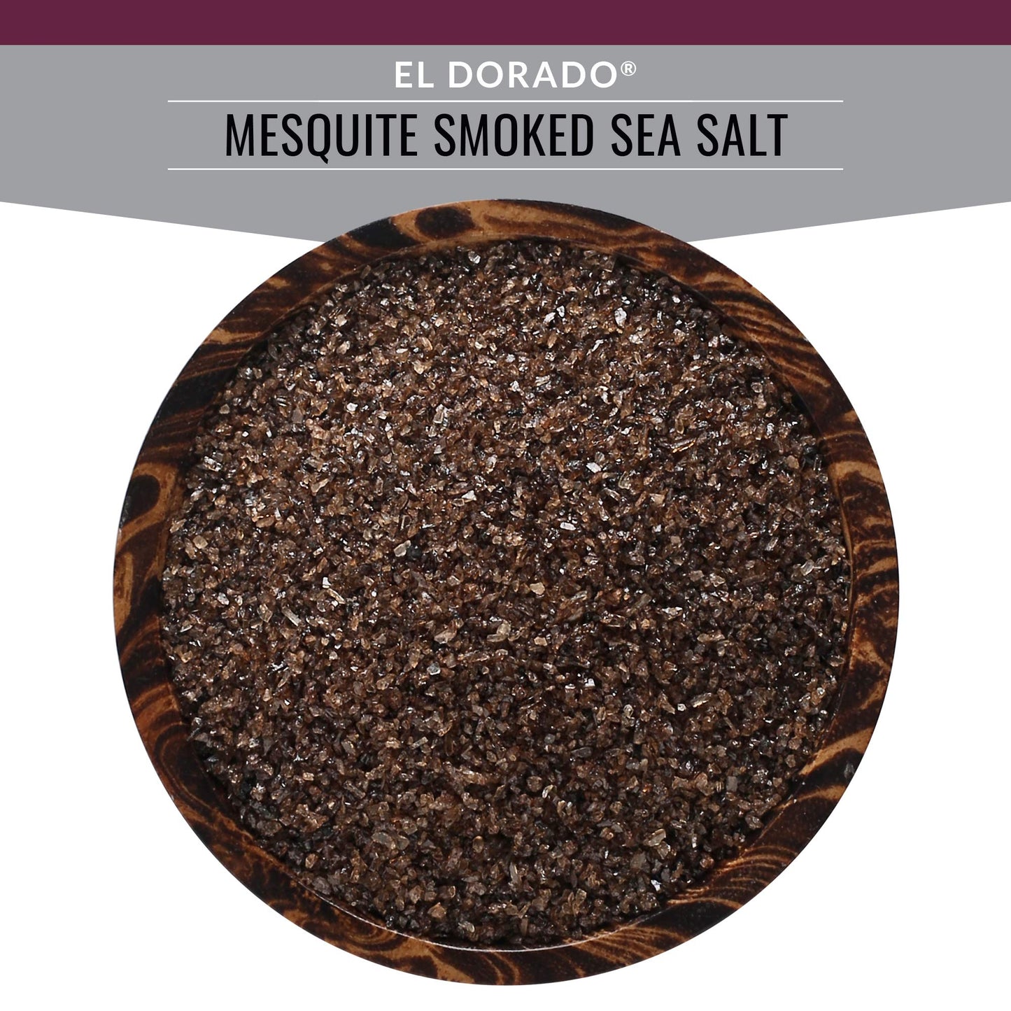 SaltWorks Artisan El Dorado Mesquite Smoked Sea Salt, 4 Ounce Zip-Top Pouch, Light to Medium Brown Crystals