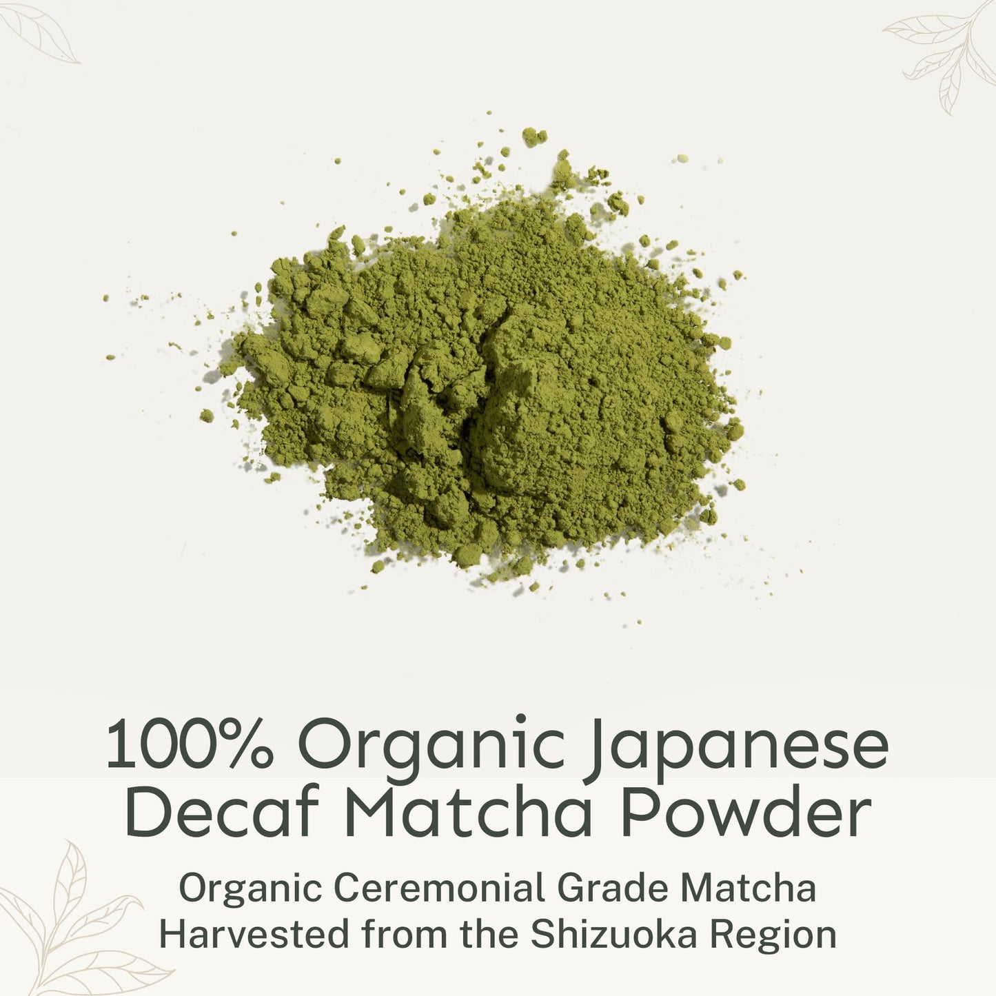 Yu Organic Decaf Matcha Powder, Ceremonial Grade, 30 Instant Packets, Rich in Antioxidants, Unsweetened Green Tea Sticks