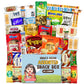 Korean snack box variety pack, 50 count individually wrapped, care package sampler with candy, cookies, chips, and treats, gift