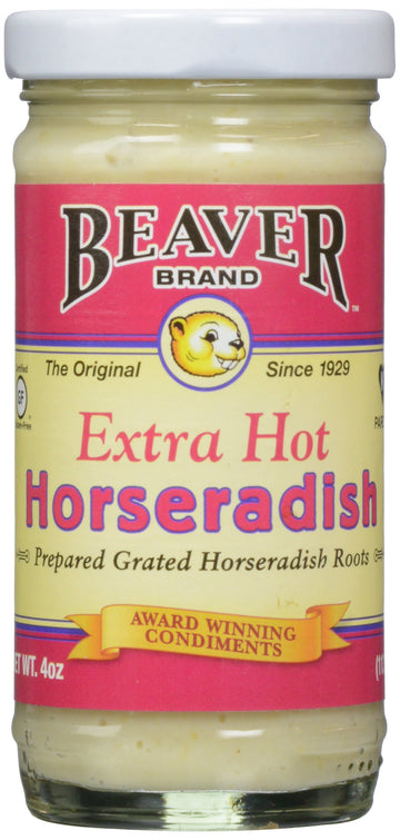 Beaver Extra Hot Horseradish, 4 Oz