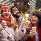 Crazy Cups Caffeinated Hot Chocolate, Molten Chocolate Souffle Hot Cocoa Mix, Premium Coffee Substitute Hot Chocolate Powder12 O