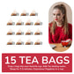 BREWIX Hibiscus Rose Herbal Tea Bags, 15 Pyramid Bags, Whole Hibiscus Flowers, Chamomile, Spices, Supports Wellness & Digestion