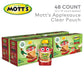 Mott'S No Sugar Added Cinnamon Applesauce, 3.2 Oz Clear Pouches, 48 Count (4 Packs Of 12), Good Source Of Vitamin C, No Artifici