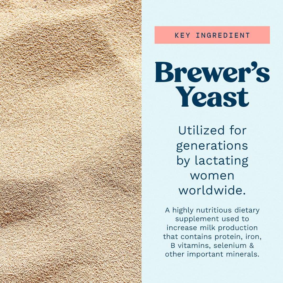 Mommy Knows Best malt-inspired Yeast Powder for Lactation Support, 10 oz, Debittered, Gluten-Free, Mild-Tasting