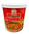 Mae Ploy Red Curry Paste, Authentic Thai Curry Paste With Red Chili, Shrimp Paste, Lemongrass and Aromatic Herbs for Cooking But