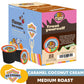 Crazy Cups Decaf Flavored Coffee Pods, Decaffeinated Coconut Caramelicious Flavored Coffee, Single Serve Hot Or Iced Medium Roast Coffee For Keurig K Cups Machines, 22 Count