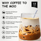 Coffee To The Moo Nitro Cold Brew Coffee Concentrate Combo Pack - Keto & Mushroom Coffee | Instant Iced Or Hot | Pocket/Purse Si