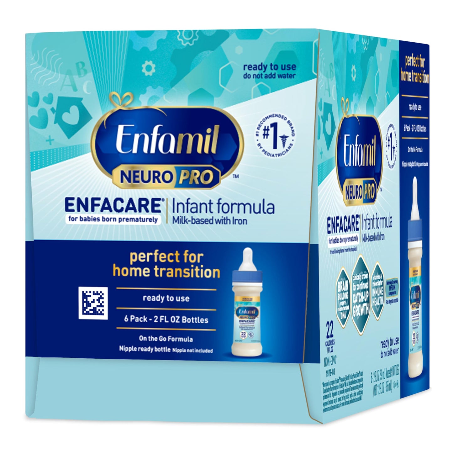 Enfamil NeuroPro EnfaCare High Calorie Premature Baby Formula, Milk-Based with Iron, Brain-Building DHA, Vitamins & Minerals for