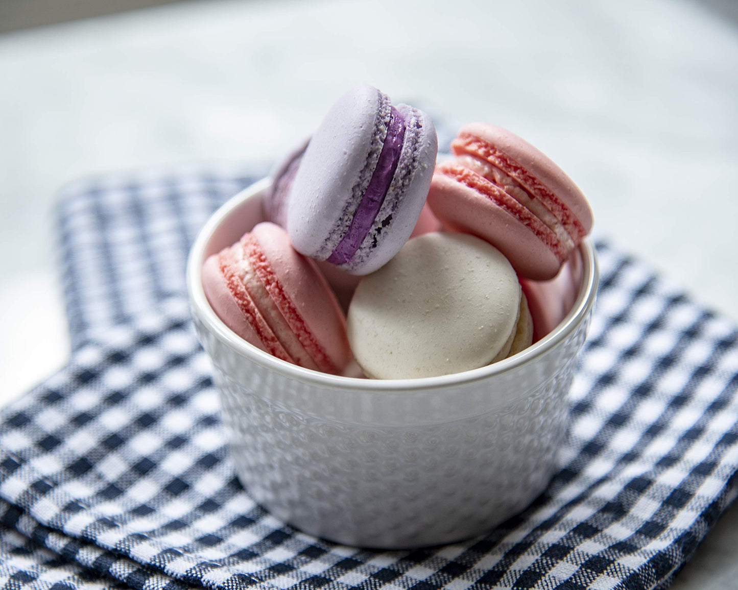 SAENA BAKING CO French Macaron Baking Mix Kit - Gluten-Free, 13.3 oz, Cream - Makes 48 Delicious Shells for Beginners & Experts