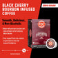 Fire Department Coffee - Black Cherry Spirit-Inspired Flavor Coffee K Cups - Gives Back To Firefighters - Enhanced Spirit-Inspired Flavor Infused Pods - Non- Ic - Roasted In The Usa - Veteran Owned - 12 Single Pods
