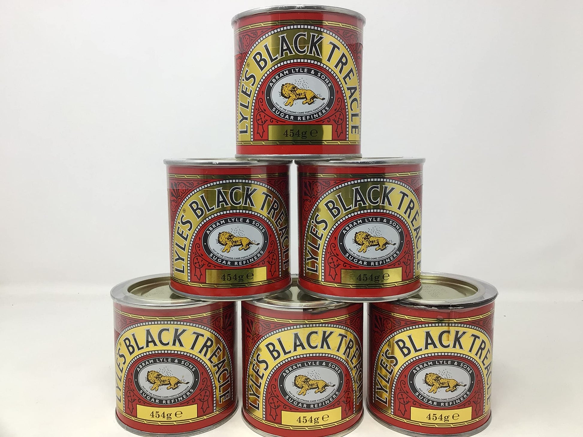 Lyles Black Treacle, 16-Ounce Containers, Pack of 6, 1 Pound