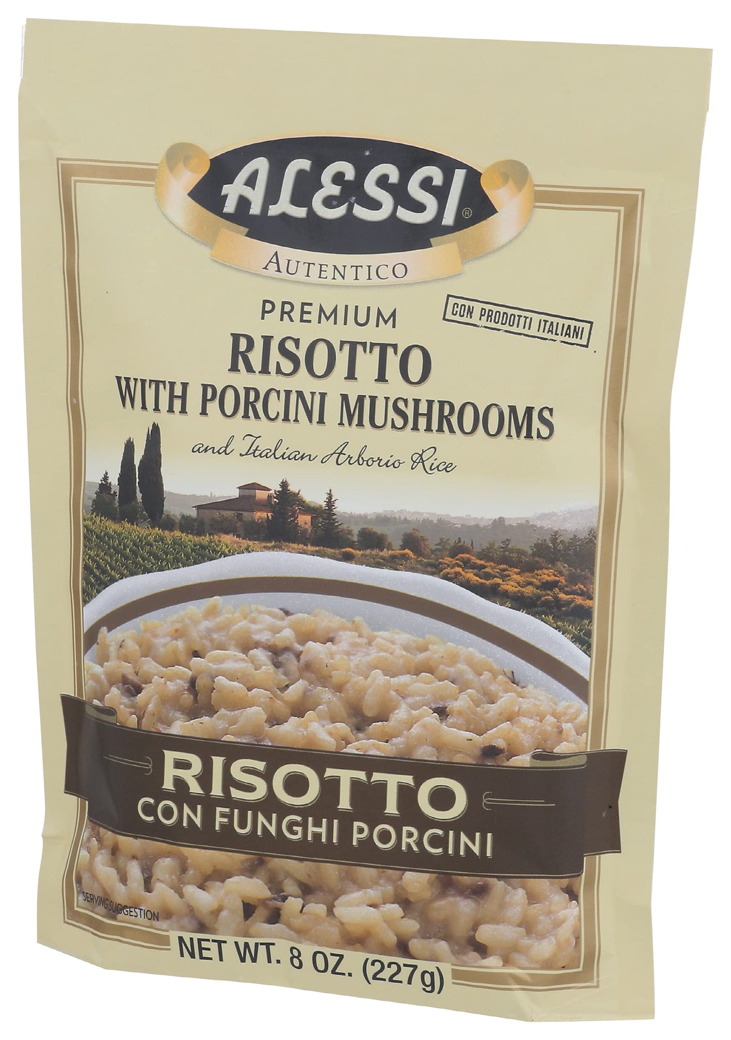 Alessi - Funghi Risotto - Porcini Mushrooms - Case of 6 - 8 oz.