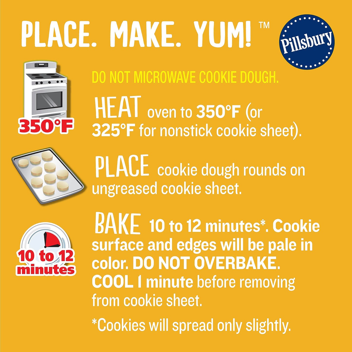 Pillsbury Ready To Bake Turkey Shape Sugar Cookie Dough, 20 Cookies, 9.1 oz.