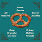 Unique Snacks Multi-Grain Splits Pretzel, Delicious Homestyle Baked Snack Bags, Vegan, OU Kosher, and Non-GMO Food, No Artificia