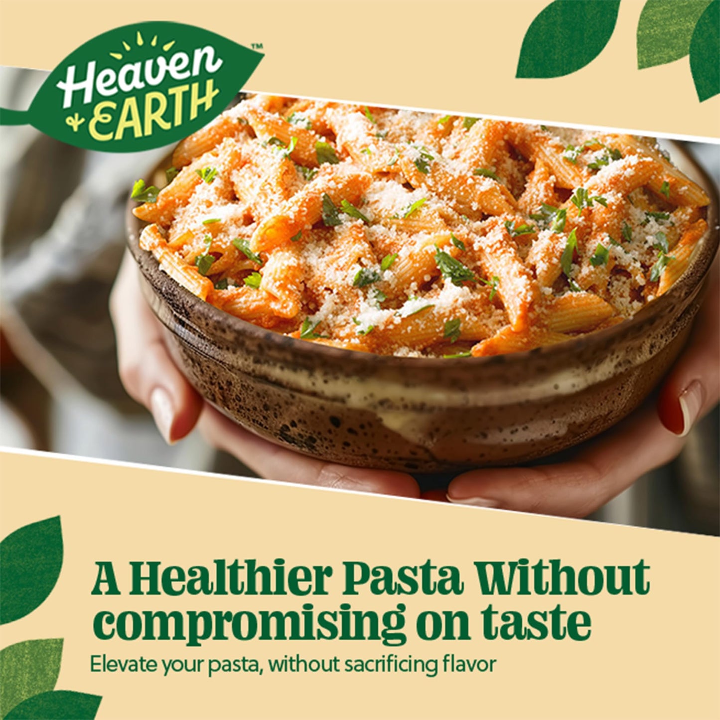 Heaven & Earth Brown Rice Gluten Free Penne, 12Oz (3 Pack) | Whole Grain | Gluten Free Pasta | Amazing Texure - Tastes Like Regu