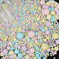 Sprinkles for Cake Decorating, Pastel Pearl Sprinkles Mix for Ice Cream, Cupcake, Baking, Cookies, Cake toppings