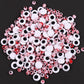 Halloween Bloody Eyeballs Sprinkles For Cake Decorating 7Oz Edible Candy Eyeball For Cupcake Cookies Ice Cream Topper Cake Sprin