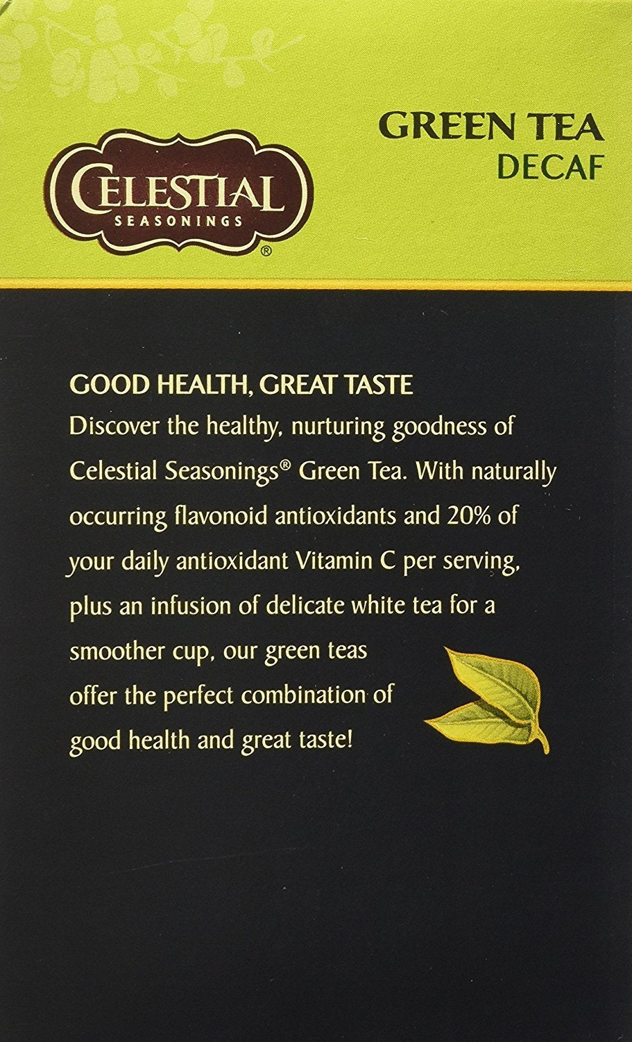 Celestial Seasonings Decaf Green Tea Bags - 40 Ct