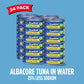 StarKist Solid White Albacore in Water 25% Less Sodium, 5 oz (24 Pack) Canned Tuna Fish, Wild Caught, Gluten Free, Perfect for S