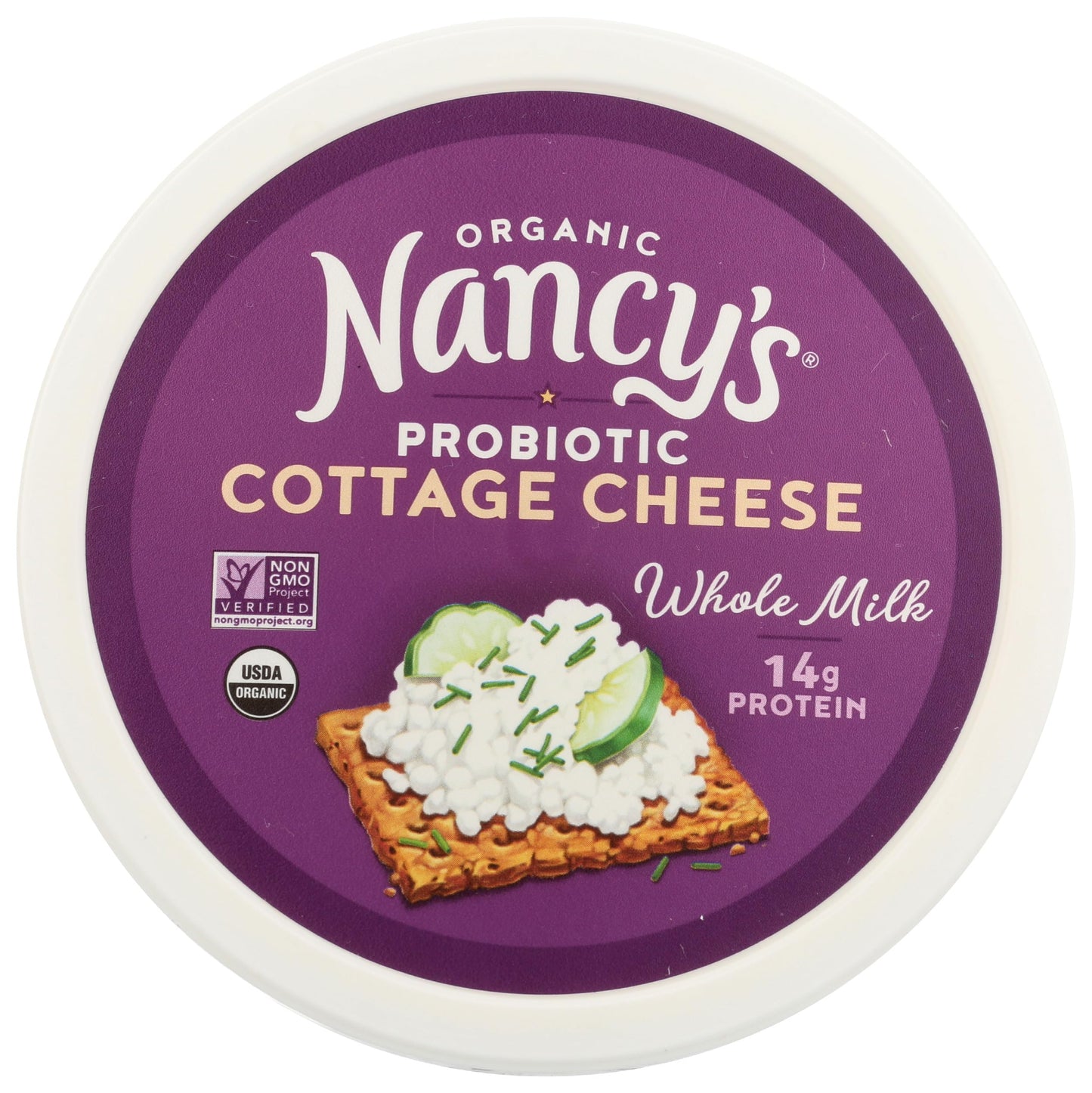 Nancys Yogurt, Organic Whole Milk Cottage Cheese, 16 oz
