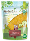 Food to Live Organic Yellow Polenta, 12 Ounces - Non-GMO Yellow Corn Grits, Ground Cornmeal, Quick Cooking, Vegan, Kosher, Bulk,