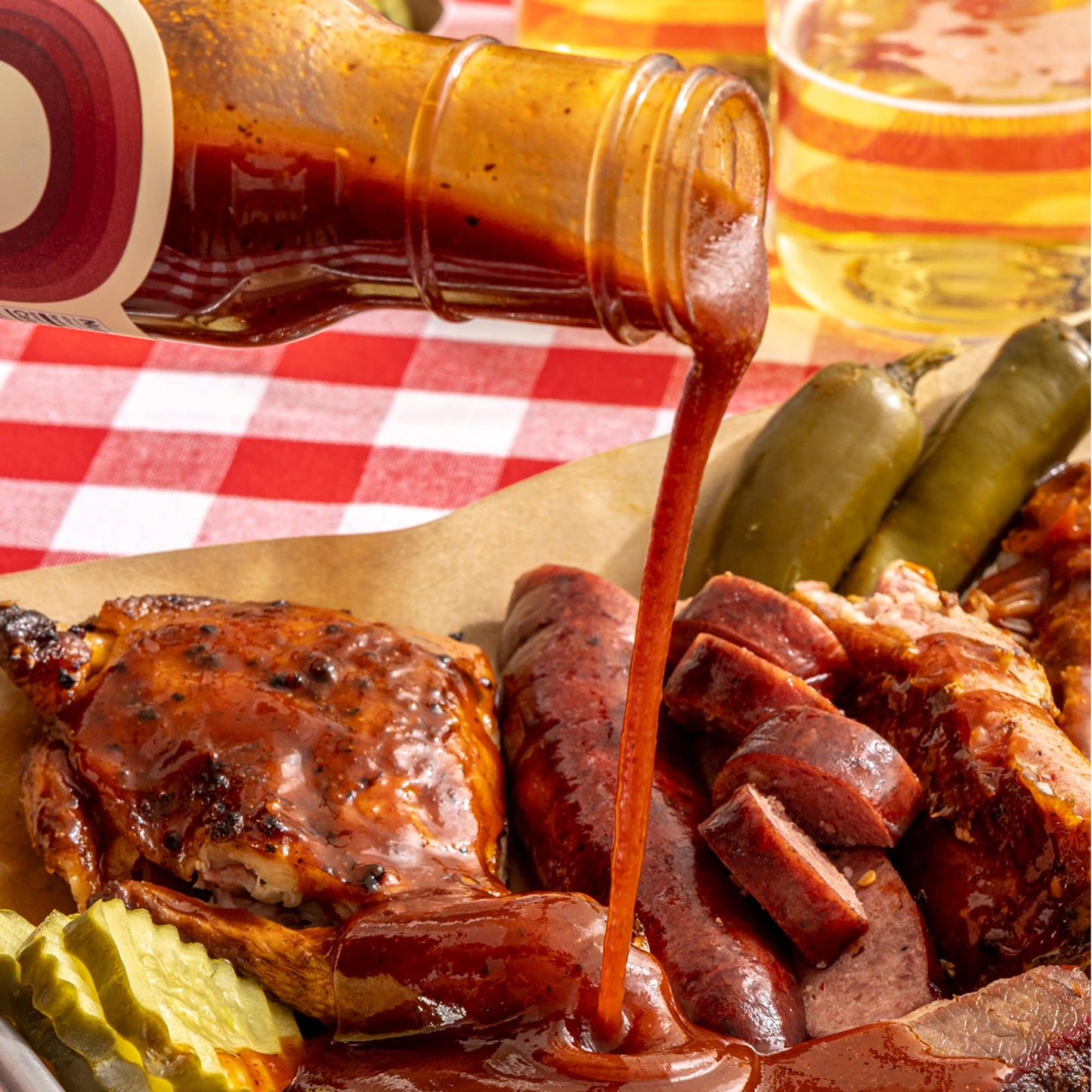 SideDish Uncle Ronny's BBQ Sauce - 3-Pack, Sugar-Free, Seed Oil-Free, Gluten & Dairy Free, Paleo-Friendly, 8 Fl Oz