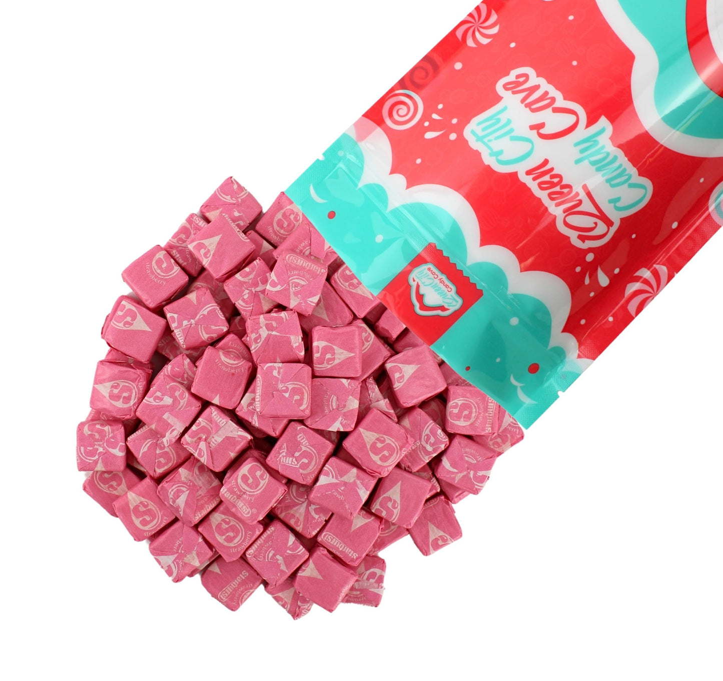 All Pink Star Candy, Bulk Burst Pink Candies for Celebrations, Color Themed Parties, Buffet, Holidays, and Pinatas (1 Pound)