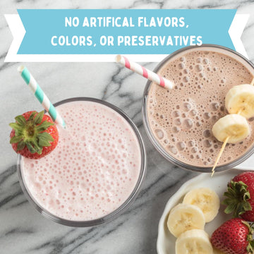 Concord Foods, 3 Breakfast Fruit Smoothie Mix Flavors: 6 Chocolate Banana 2 Oz Pouches, 6 Banana 2 Oz Pouches, 6 Strawberry 2 Oz