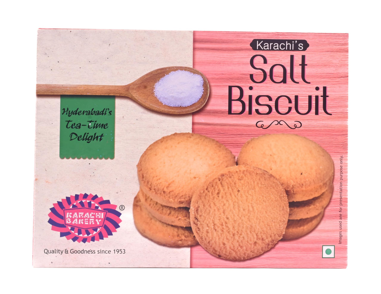 Karachi Bakery- Salt biscuits , 14.10 oz (400 g), indian snacks, cookies, biscuits