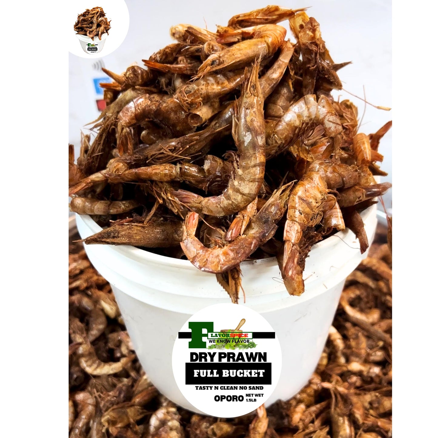 Dry Shrimp (prawn), Oporo, tasty, sweet. (Time taken cleaned, Sand free, stone free, shell free, No Weevil, No dust, No dirt, pu