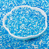 Blue and White Nonpareils Sprinkles, 2mm Edible Mini Pearl Sprinkles for Cake Decorating, Cupcake, Cookie, Ice Cream Toppers, Ch