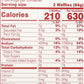 Vans Frozen Vans, Blueberry Waffle, 9 Oz