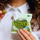 Poshi Green Pitted Olives | Basil & Garlic | Vegan, Kosher, Gluten Free + Keto Friendly, Fresh, Low Calorie Healthy Snacks | (30 Pack, 1.1Oz Bags)