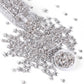 Cobakey Bright Silver Sprinkles For Cake Decorations 100G/ 3.52Oz Star Metallic Pearl Sugar Sprinkles For Cupcake Toppers Weddin