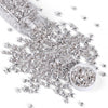 Cobakey Bright Silver Sprinkles For Cake Decorations 100G/ 3.52Oz Star Metallic Pearl Sugar Sprinkles For Cupcake Toppers Weddin