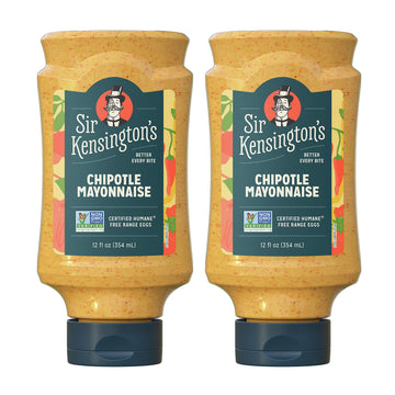 Sir Kensington'S Mayonnaise Chipotle Mayo 2 Count Gluten Free Non- Gmo Project Verified Shelf-Stable 12 Oz