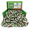 Mint Chocolate Candy Filled - Bulk Individually Wrapped - 5 Pounds Approx 420 Pieces